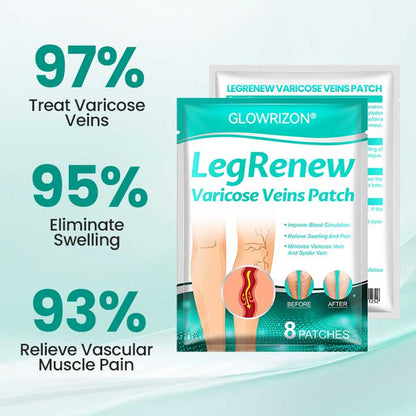 Erase Varicose Veins and Leg Pain Fast—Glowrizon® LegRenew Patch with 80% Off Today Only!